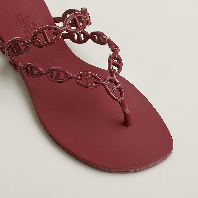 Island sandal - Red | Hermès USA